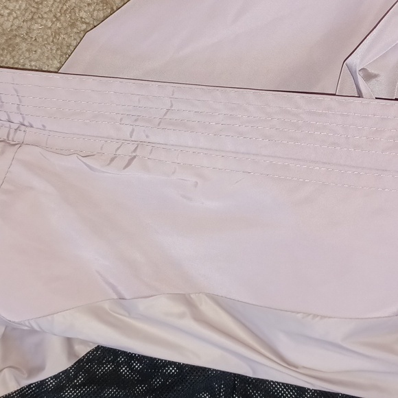 Calvin Klein Hooded Packable Raincoat Pink Performance Trench Women's Large coat - Picture 16 of 17